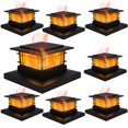 thumbnail image 1 of Solar Post Cap Lights Dynaming, paquete de 8 unidades, Flickering Flame, 1 of 9