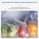 thumbnail image 4 of Paquete de 200 bolsas de almacenamiento de alimentos Pe con fácil despegar, duraderas y multiusos para cocina y uso doméstico, 4 of 5