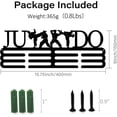 thumbnail image 3 of Soporte para medallas deportivas, colgador personalizado de metal negro para medallas, ideal para colgar en la pared. Regalo perfecto para atletas., 3 of 9