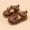 czb# Brown67, variant on CUZIBR Girls Toddler Dress Shoes Solid Color Cute Cartoon Bunny Pattern Soft Sole Mary Jean Sandals Leather Hook And Loop Strap Footwear Wedding Party Birthday Dailywear,Beige,0-3 Months
