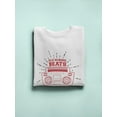 thumbnail image 3 of Old School Beats Drawing Sweatshirt Men -Image by Shutterstock, Male XX-Large, 3 of 4