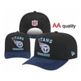 thumbnail image 1 of Men's New Era Black/Burgundy Washington Commanders 2025 NFL Draft A-Frame 9FIFTY Snapback Hat, 1 of 48