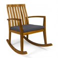 thumbnail image 1 of Noble House Colmena Outdoor Acacia Wood Rocking Chair in Teak (Set of 2), 1 of 16
