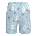 thumbnail image 6 of Naloa Easter Rabbit Men's Beach Shorts, Surfing shorts, Swim trunks, Quick Dry Swim Trunks for Surfing Beach Fun - Medium, 6 of 9