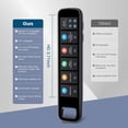 thumbnail image 5 of Translation Scanning Pen, 142 Language Translator Pen with 3.71 Inch Touch Scree, OCR Text to Speech Scanning Reading Pen, Portable Voice Translator Device, 5 of 8