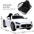 thumbnail image 2 of ENJOY 12V Maserati GranCabrio Kids Ride-On Car - Remote Control, LED Lights, Music, Safety Features, 2 of 5