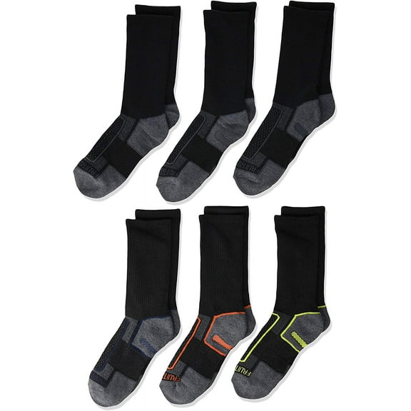 Fruit of the Loom boys Coolzone Cushioned Crew Socks