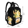 thumbnail image 2 of Fotbe Sunflower Gnomes 3 Mochila Maternidad - Lona de Sarga Impermeable, Mochila de Pañales de Gran Capacidad con Múltiples Bolsillos y Correas Ajustables, 2 of 6