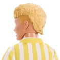 thumbnail image 5 of Barbie Fashionistas Style Ken Doll #252 in Orange and Yellow Polka-Dot Shorts, Yellow and White Striped Shirt, Blond Hair, 5 of 7