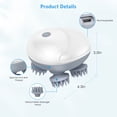 thumbnail image 5 of OTIA Electric Scalp Massager, Pet Massager, Waterproof Handheld Pet Massager for Dogs and Cats(White), 5 of 9