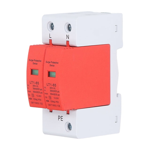 Interruptor de Propositivo Protector de Sobretensión, IP20 2P de Alta Precisión AC385V Montaje de Protector Protector de Thunderstrike Modular Para El de Energía