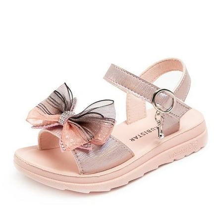 

Sngxgn Toddler Girl Sandals Open Toe Sandals for Kids Little Girl Summer SandalsKids Sandals Girls Pink 1 M Big Kids