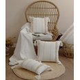 thumbnail image 4 of Juego de 2 fundas de cojín bohemias, fundas de almohada decorativas suaves de 50 x 50 cm con borlas copetudas, funda de cojín para decoración del hogar, para sofá, cama, silla, dormitorio, sala de e, 4 of 5