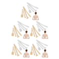thumbnail image 2 of maskred 2pcs/set Multipurpose Bra Straps For Any Occasion Adjustable And Comfortable Backless Bra Strap 5Set, 2 of 6