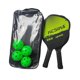 thumbnail image 3 of Raquetas de paleta de Pickleball perfecl 2 raquetas 4 pickleballs bolsa de transporte verde, 3 of 8