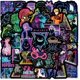 thumbnail image 1 of 50 pcs Anime Stickers Mixed Neon Sign Stickers for Water Bottles Skateboards Notebooks Laptop Computer Phone Case Stickers for Teens Girls Kids Adults, 1 of 4