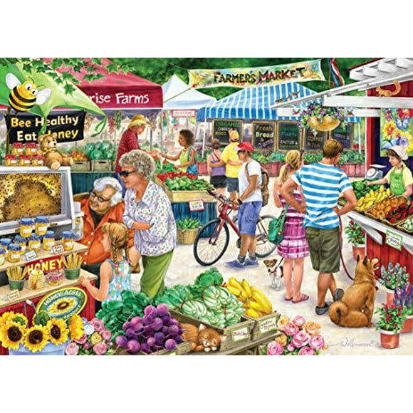 farmer's market jigsaw puzzle 1000 pieces