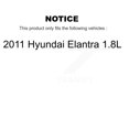 thumbnail image 2 of Transit Auto Rear Wheel Cylinders and Hub Bearing Assembly Kit for Car 2011 Hyundai Elantra 1.8L - Left Right Side (Driver Passenger) K7D-101912, 2 of 11