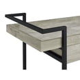 thumbnail image 2 of Kinney 2-tier Bar Cart with Storage Drawer White High Gloss and Chrome, 2 of 4