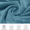 thumbnail image 5 of TOPCHANCES 3-Piece L Shape Sofa Slipcover, Sectional Couch Cover with a Middle Console, 5 Seat Velvet Corner Sofa Cover, Blue, 5 of 9