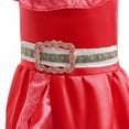 thumbnail image 3 of HAWEE Girls Red Princess Dress Birthday Halloween Party Queen Fancy-Dress Costume for Kids 2-12 Years, 3 of 8