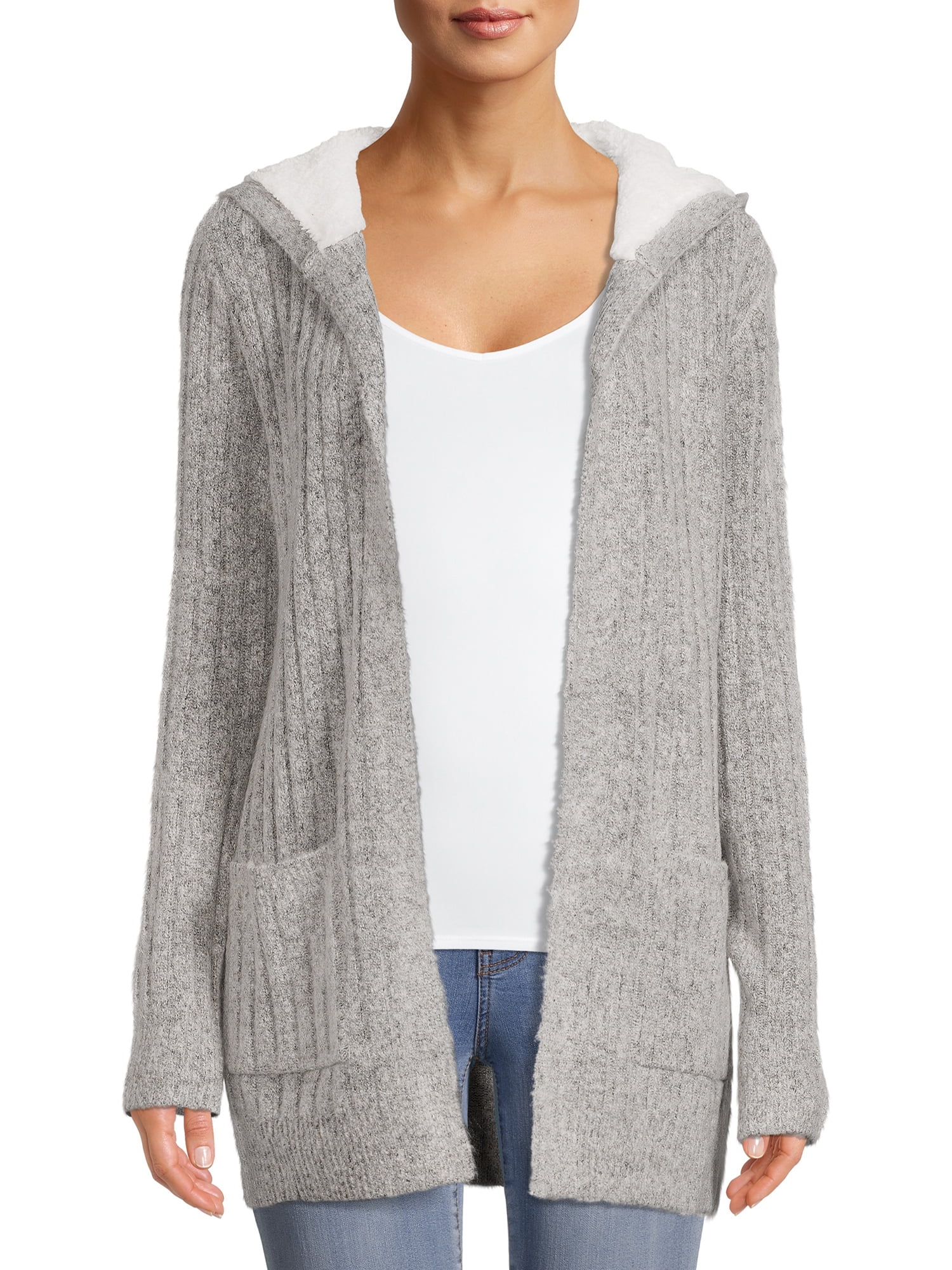 Faux Sherpa Cardigan Sweater 