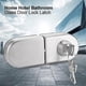 thumbnail image 5 of 10~12mm Stainless Steel Door Lock Anti-theft Security Lock Frameless Push Sliding Door Lock With Key, 5 of 5