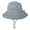 Grey, variant on Baby Kids Toddler Girls Boys Bucket UV Sun Protection Hat with Adjustable Drawstring & Chin Strap-Beige-M