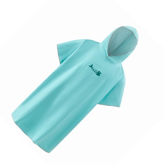 Albornoz de secado rápido Jumpingount a prueba de viento con capucha para hombres y mujeres