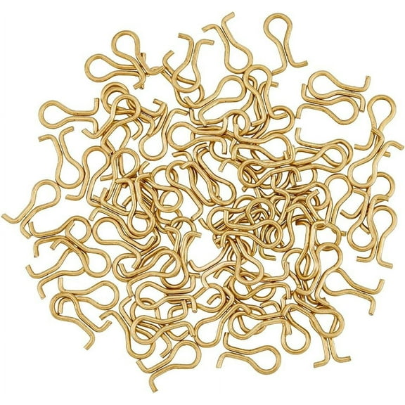 200Pcs Brass Sinker Eyes DIY Fishing Lures Eyelets