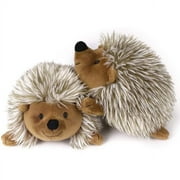 Pawaboo Dog Toys, 2PACK]Plush Dog Toy, Non-Toxic Super Soft Faux-Fur Funny Hedgehog Toy For Dog,Stuffed Biting Training Playing Toys for Dog Puppy, Brown