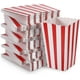 thumbnail image 1 of 100 Pieces Popcorn Bags, Popcorn Bags Small Popcorn Boxes Red And White, 1 of 5