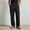 Dark Gray, variant on Men's Lightweight Sweatpants Cotton Straight Leg Lounge Pants with Pockets Elastic Waist Outdoor Hiking Pant