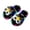 Black, variant on Boys Girls Flashing LED Light Up Slippers Kids Cartoon Open Toe Slides Lightweight Sandals for Party & Daily Play Blue Size 3-3.5 Years