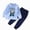 A10-Blue, variant on 4-5 Years Fall Winter Clothes Toddler Boy Outfits Long Sleeve Sweatshirt Tops Pants 2 Piece Boy Clothes Gift Set