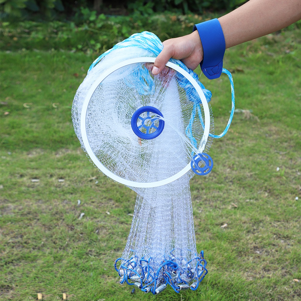 3.6m Outdoor Nylon Monofilament American Style Cast Hand Throw Fishing Mesh Net