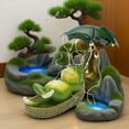 thumbnail image 3 of Solar Garden Decor Outdoor Statue-Frogs Umbrella LED Waterproof Sculptures Lights, Cute Pond/Yard Statues Outside Decoration, Home, Lawn, Patio, Resin Animal Ornament,Women/Gardening Gift, 3 of 6