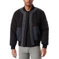 thumbnail image 1 of BASS OUTDOOR Mens Mixed Media Bomber Jacket, Black, Medium, 1 of 1