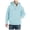 X2 Sky Blue, variant on Men's Hoodie Solid Color Long Sleeve Hooded Tops Fashion Loose Autumn Winter Men Half Zip Sweatshirt Dark Gray L