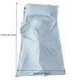 thumbnail image 3 of Travel Sleep Sack for Adults - Lightweight Compact Sleeping Bag Liner, Breathable Cotton Blend Portable Camping Sheet for Hostels, Hotels, Hiking, Business Trips, Airplanes, Trains & Outdoor Use, 3 of 3