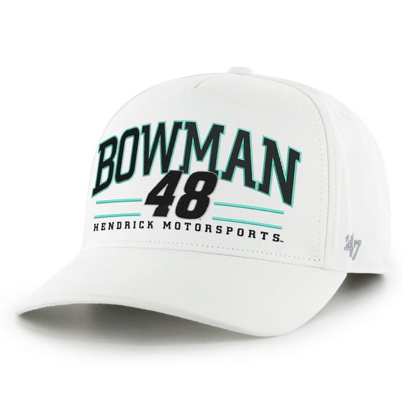 Men's '47 White Alex Bowman Roscoe Hitch Adjustable Hat