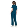 thumbnail image 4 of Garbnen Scrub Sets for Woman Stretch V-Neck Scrub Tops Women & Yoga Jogger Scrub Pants Nursing Uniform with Pockets, 4 of 6