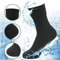 thumbnail image 3 of Calcetines de senderismo impermeables Advancent negros transpirables para Deportes acuáticos S M L XL, 3 of 6