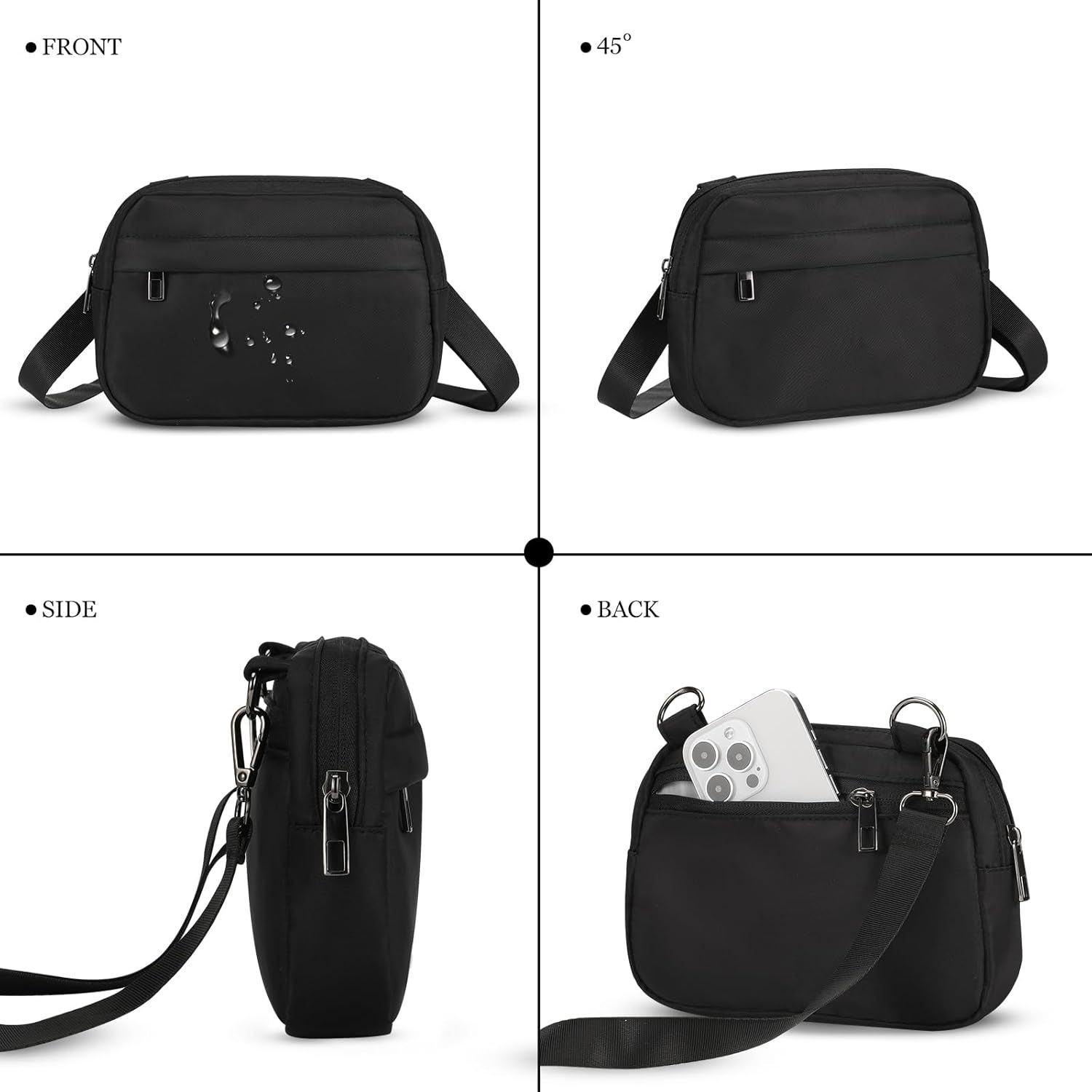 Small Crossbody Bags for Women Belt Bag Fanny Pack with Adjustable Strap