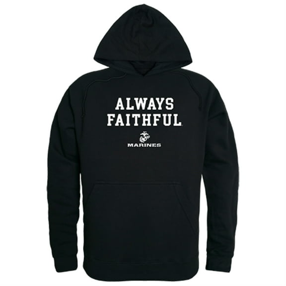 Graphic Pullover, Faithful 1, Black, XL