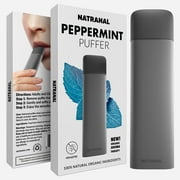Natranal Quit Puffer for Oral Fixation Quit Smoking & Vaping - Organic Aroma Flavored Peppermint (1 Pack)