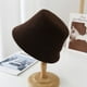 thumbnail image 5 of Sonducket Sombrero de cubo para mujer, Color sólido, playa, portátil, viaje, protección solar, gorra, pesca, senderismo al aire libre, ropa, pescador Sombreros Café Sonducket AP013113-02, 5 of 6