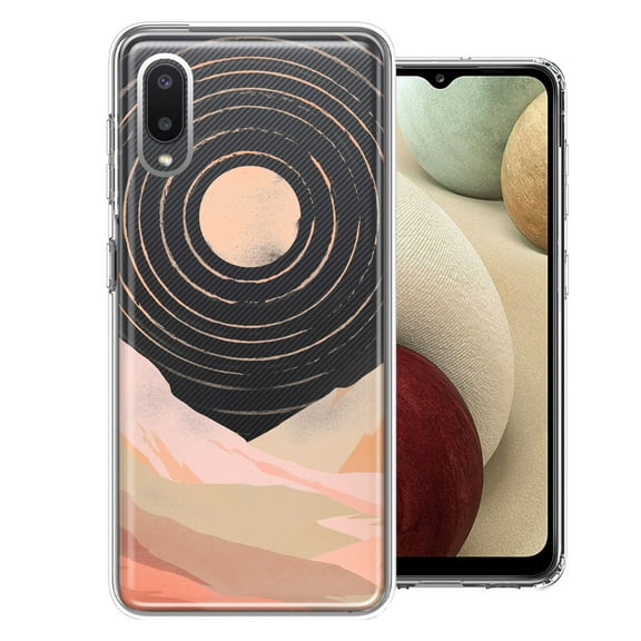 MUNDAZE For Samsung Galaxy A02 Desert Mountains Design Double Layer Phone Case Cover