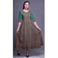 thumbnail image 2 of Bimba Anarkali Kurta Imprimée Longue Robe Maxi IndianKurtisFor Femmes Tenue de Fête, 2 of 6