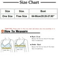 thumbnail image 3 of TAGOLD Womens Plus Size Bra,Summer Casual Bras for Womens,Women Lady Lace Gathered Bra Plus Size Sports Bra Underwear Yoga Hollow Out Bra Cup, 3 of 7